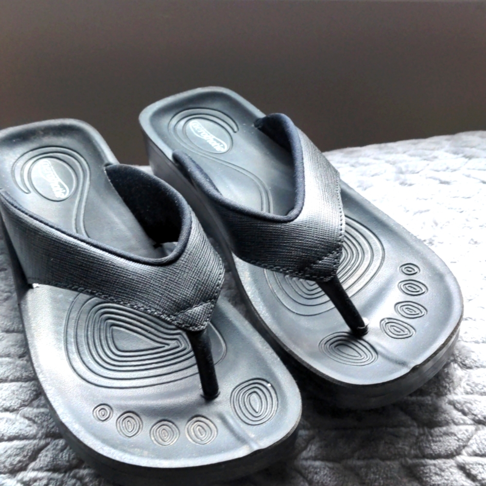 Black Sandals Size 36